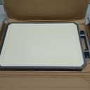 SNOWCLAD Stainless Steel Cutting Board,Double Sided Steel Cutting Boards for kitchen,Stainless Steel/Wheat straw pp Large Board for meat,non toxic Chopping,16 * 11 Inch,Dishwasher Safe