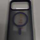 TORRAS Stronger Magnetic & Shockproof for iPhone 17 Pro Max Case, Fit for MagSafe, Military Grade Drop Protection, Camera Control, DIY Button, Slim for iPhone 17 Pro Max Case Translucent Deep Blue