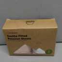 2-Pack Organic Bassinet Sheets for Girls, Boys - 100% Cotton Bassinet Mattress Sheets Compatible with Halo Bassinest Swivel Sleeper, Graco, Baby Delight, Chicco, Fitted Bassinet Sheets (Butterflies)