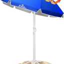 JoeShade Portable UV Sun Shade Umbrella with Tripod Stand  Lightweight, Adjustable, and Instant Sun Protection for Outdoor Sports, Camping, and More  Blue