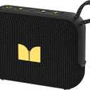 Monster Cube 1 Portable Bluetooth Speaker, IPX7 Waterproof, Bluetooth 6.0, 20H Playtime, Powerful Stereo Sound, Speaker for Home, Outdoors and Travel, Black