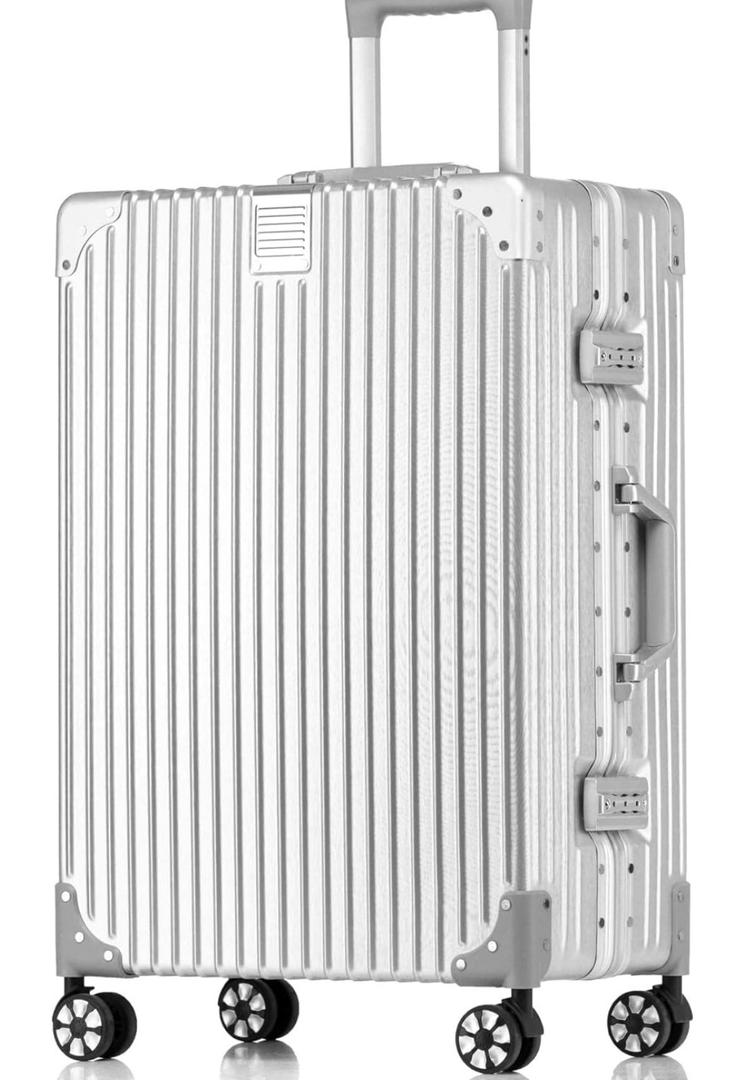 HotWay Carry On Luggage with Aluminum Frame, 20 Inch PC Hard Shell Suitcase with Spinner Wheels and TSA Locks, Lightweight Luggage for Business Travel (22x14x9 Airline Approved)