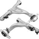 Front Left & Right Lower Control Arms with Ball Joints for Infiniti M35 M45 RWD 2006-2010 Front Driver & Passenger Lower Control Arm Kit Replace# 54501-EG01C 54500-EG01C 54501EG01B 54500EG01B