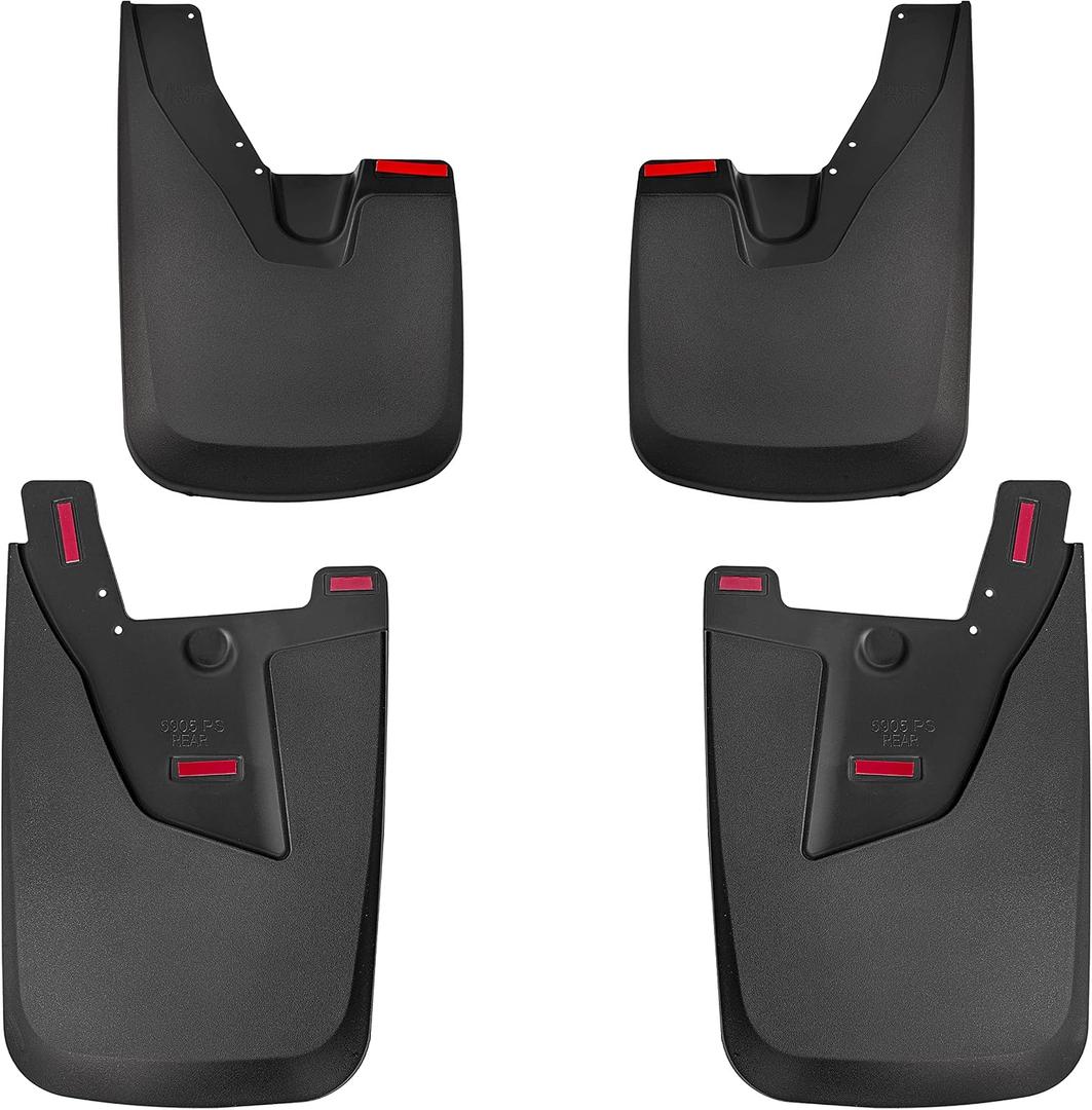 Tecoom Custom Mud Flaps Splash Guards Fit for 2019-2023 Ram 2500/3500 Trucks with OEM Fender Flares(not Power Wagon), Black Front and Rear Mud Guard Set of 4