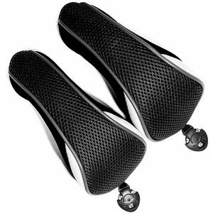1pcs Golf Hybrid Headcover Set Hybrid Head Covers, Black Golf Club Covers for Hybrids, Meshy Rescue Covers with Rotatable ID Tag #2 3 4 5 6 Ut