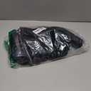 WhaleLife Shower Cap - Black Double-Layer Waterproof Reusable Satin-Lined for Women Men | Fits Thick Hair | Home Spa Travel 4 Pack