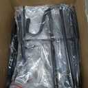 Suzile 36 Pcs Curled Shepherd Hook Outdoor 32'' Tall 1/3 Inch Thick Adjustable Metal Hanging Plant Garden Rust Resistant Bird Feeder Hooks for Baskets Solar Lights Wedding Christmas Black