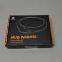 Coffee Mug Warmer, Cup Warmer for Desk with Auto Shut Off Smart Temperature Settings, Electric Beverage Tea Water Milk Heater for All Cups and Mugs, Heating Plate Candle Wax Warmer (Dark Black)