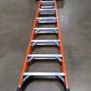 Louisville Ladder 8-Foot Fiberglass Step Ladder, 375-Pound Load Capacity, Type IAA, FS1408HD