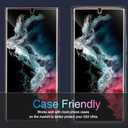 IMBZBK for Samsung Galaxy S22 Ultra 5G Screen Protector [Not Glass], 3 Flexible TPU Film with 3 Tempered Glass Camera Lens Protector, Fingerprint Suitable, Case Friendly [3+3 Pack]