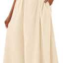 KIRUNDO Summer Dresses for Women 2026 Halter Maxi Wedding Guest Party Cocktail Semi Formal Elegant Classy Long Sundress