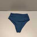 ZAFUL Women High Waisted Bikini Bottoms Ruched Swimsuit Bottom Tummy Control Bathing Suit Bottoms (Medium)