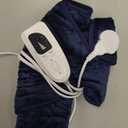 Deepsoon Heating Pad,Electric Heating Pads for Back,Neck,Moist Heating Pad for Abdomen Shoulder Knee Legs,Dry/Moist Heat&Auto Shut Off,Mother's Day Birthday for Men and Women,Navy Blue,24x12 Inch