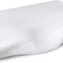 Memory Foam Pillow for Neck Pain Relief, Adjustable Orthopedic Ergonomic Cervical Pillow for Sleeping with Washable Cover, Bed Pillows for Side, Back, Stomach Sleepers