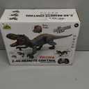 Remote Control Robot Dinosaur Toys for Kids 5-7,2.4G Electronic RC Walking Dinosaur Pet for Boys 4-7 with Spray & Light & Roar, Large Dino Toys for Kids 3-5 Year Old Christmas Birthday Gift (Green)