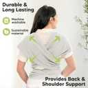 KeaBabies Baby Wrap Carrier - All in 1 Original Baby Carrier Newborn to Toddler Sling, Easy to Wear, Hands Free Bonding, Lightweight, Breathable Infant Wraps (Rhino Gray)
