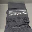 56 In x 12 In 12 Pockets Mini Fridge Organizer, Dorm Room Essentials for College Students Girls/ Boys, Dorm and Office Over the Fridge Caddy Organizer, Mini Fridge Accessories，Mini Fridge Caddy (Gray)