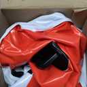 Sotiff Snow Tube for Kids Snow Inflatable Sled Black and White Checkered 36 Inch Cold Resistant PVC Big Thickened Sleds with Handles Winter Toys for Kids Race Car Party Favors Gifts