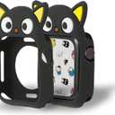 Sonix x Sanrio Apple Watch Cover | Bumper Case for Apple Watch | Protective Silicone Cover | Fits 38mm/40mm/41mm | Chococat - Black