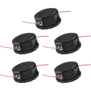 5 Pack String Trimmer Head SRM-225 for Echo Speed Feed 400 SRM-230 SRM225 SRM-210 SRM2100 Echo Weed Eater PAS210 PAS211 PAS225 PAS230 PAS260 Shindaiwa T195S T220 T222 T230 T231 Straight Shaft Trimmer