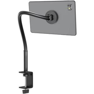 Magnetic Gooseneck Tablet Holder, iPad Desk Clamp Mount for Bed & Desk, 360 Degree Adjustable Arm, Compatible with MagSafe,Fits 4.7"-13.5" Devices, Phones, iPad Pro/Air/Mini, Kindle Fire, Galaxy Tab