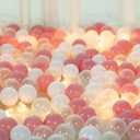STARBOLO Ball Pit Balls for Toddlers Pack of 100 200 500 - BPA&Phthalate Free Non-Toxic Crush Proof Soft Plastic Balls for 1-5Years Old Toddlers Girl Kids Birthday Pool Playpen Tent Party