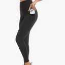 High Waisted Workout Leggings for Women Soft Tummy Control Yoga Pants with Pockets for Gym Athletic Running, Size Small-Medium