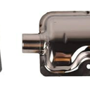 Bapmic Stainless Steel Silencer Muffler Fit for Parking Air Diesel Heater