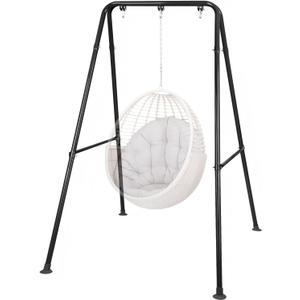 Swing Stand Only, Heavy Duty Hammock Stand, Metal Swing Stand Frame, Max Load 330lbs Portable Hammock Frame for Indoor or Outdoor, Patio, Garden, and Backyard (Hammock Chair not Included)