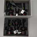 Compatible for GMC Sierra 1500 2500HD 3500/Chevy Silverado 2003 2004 2005 2006 Driving Light Bulbs Combo, 6500K White 800% Brightness, Direct Installation, 6-Pack