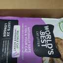 WORLD'S BEST CAT LITTER Multiple Cat Lavender Scented 32-Pounds - Natural Ingredients, Quick Clumping, Flushable, 99% Dust Free & Made in USA - Calming Fragrance & Long-Lasting Odor Control