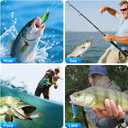 Advent Calendar Fishing Christmas Countdown, 24 Days of Lures and Tackle, Christmas Countdown Gift Blind Box for Father Grandpa Brother
