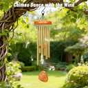 Gifts for Mom, Mom Gift from Daughter & Son - Wind Chimes Daily Love Reminder for Christmas, Birthday, Mother's Day, Thanksgiving, Ideal for Garden, Courtyard & Patio Decor