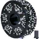 JMEXSUSS 800 LED White Christmas Lights Outdoor, 272ft 8 Modes Christmas Tree Lights Green Wire, Waterproof Led Christmas String Lights for Outside Indoor Xmas Party Tree Decor