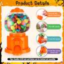 Blosssound 24 Set Candy Party Favors Mini Gumball Machine 3.8 Inch Candy Holder Dispenser Plastic Candies Box for Christmas Birthday Wedding Gift Prizes Party Decor(Halloween)