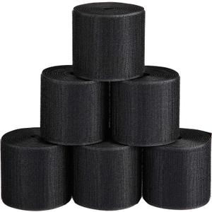 Cable Floor Strip Cord Cover Floor Cable Protector Carpet Management, Keep Cables Organized, Protect Cords and Prevent a Trip Hazard, 3 Inch x 10 Feet (60 Feet, Black)