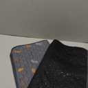 Sunheir Washable Pee Pads for Dogs , Thick Heavy Absorbency Reusable, Prevent Leakage, Waterproof , Non-Slip Pee Pads for Puppy Playpen, Crate, Whelping Box, Potty Training, Grey, 2 packs (Leaves - Deep Grey)