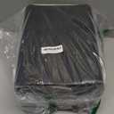 Sooyee 14 litres Bathroom Trash Can with Lid,3.7 Gallon Kitchen Garbage can for Powder Room,Bedroom,Kitchen,Bathroom,Craft Room,Office,Black