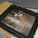 Vintage Picture Frames 8x10 Ornate Black Antique Picture Frames with Glass Front for Wall Mount or Tabletop Gallery Wall Decor Victorian Home Decor with Floral Design, Black
