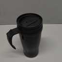 Oggi Commuter Travel Mug 14oz - Insulated Coffee Mug, Thermal Stainless Steel with Easy Grip Tumbler Handle - Black