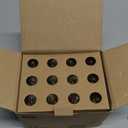 12-Pack Dimmable E12 LED Candelabra Bulbs 60W Equivalent, 2700K Soft Warm White, 600 Lumens B11 Candle Base 6W C35 LED Filament Vintage Light Bulbs, Clear Glass for Chandelier Ceiling Fan High CRI 90+