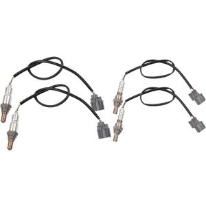 Dasbecan 4PCS Oxygen Sensor Compatible with Honda Accord Odyssey Pilot Ridgeline, Acura MDX RL TL, 2003-2008 O2 Sensor Upstream 234-5010 & Downstream 234-4355 234-4368