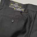 Men's Cozy Hidden Expandable Waist Dress Pants | Premium Stretch Texture Weave Work to Weekend Pants,34X32