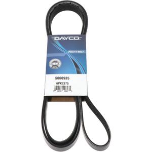 Dayco 5060935 Serpentine Belt 93.5 Long 6-Rib Belt , Black
