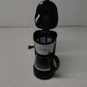 4 Cups Drip Coffee Maker, Coffee Pot Machine Permanent Coffee Filter, Mini,20Oz Electric Coffee Maker,650W Black and Stainless Steel