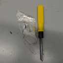 4 Pack Gold Knobs for Dresser Drawers, Brass Dresser Knobs Round Cabinet Knobs for Kitchen Cabinet Cupboard Door Decorative Furniture Hardware, 1-1/4" Diameter, Navy Blue