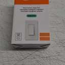 Amazon Basics Smart Switch, Single Pole, Works with Alexa Only, 2.4 GHz Wi-Fi, No Hub Required, White