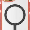 Ghostek Covert iPhone 15 Case - Compatible with Apple MagSafe, Anti-Scratch Clear Hard Back, Shockproof Phone Cover (6.1 Inch, Pink)