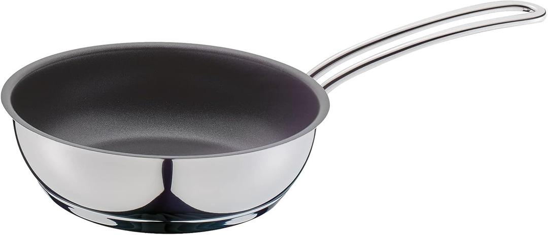 Capri 6.3-Inch Stainless Steel Nonstick Egg Skillet - Mini Fry Pan for 2 Eggs - Stainless Steel Pan