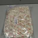 Bible Cover for Women, Large Quilted Case with Handle, Durable Bag and Carrying Case for Girls, Study Supplies Accessories, Christian Gift for Women (Siamese Rose, Large)